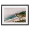 Stupell Industries California Bay Coastline Black Framed Print Under Glass, design by Sisi and Seb